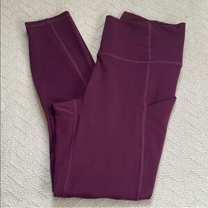 Fabletics Burgundy Leggings